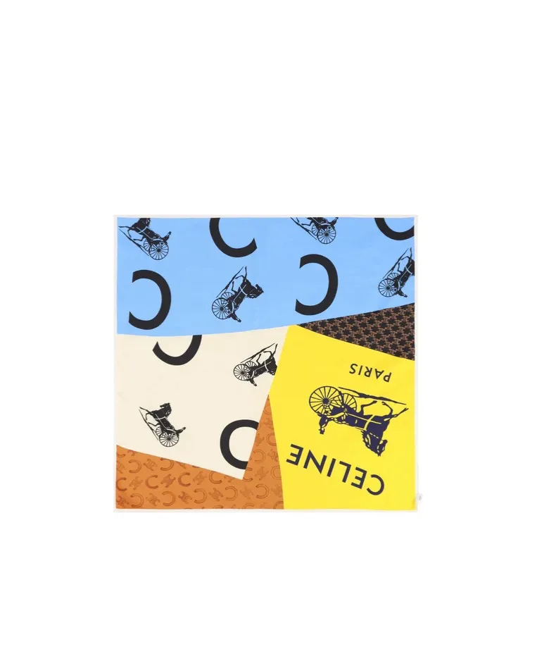 Patterned Silk Scarf