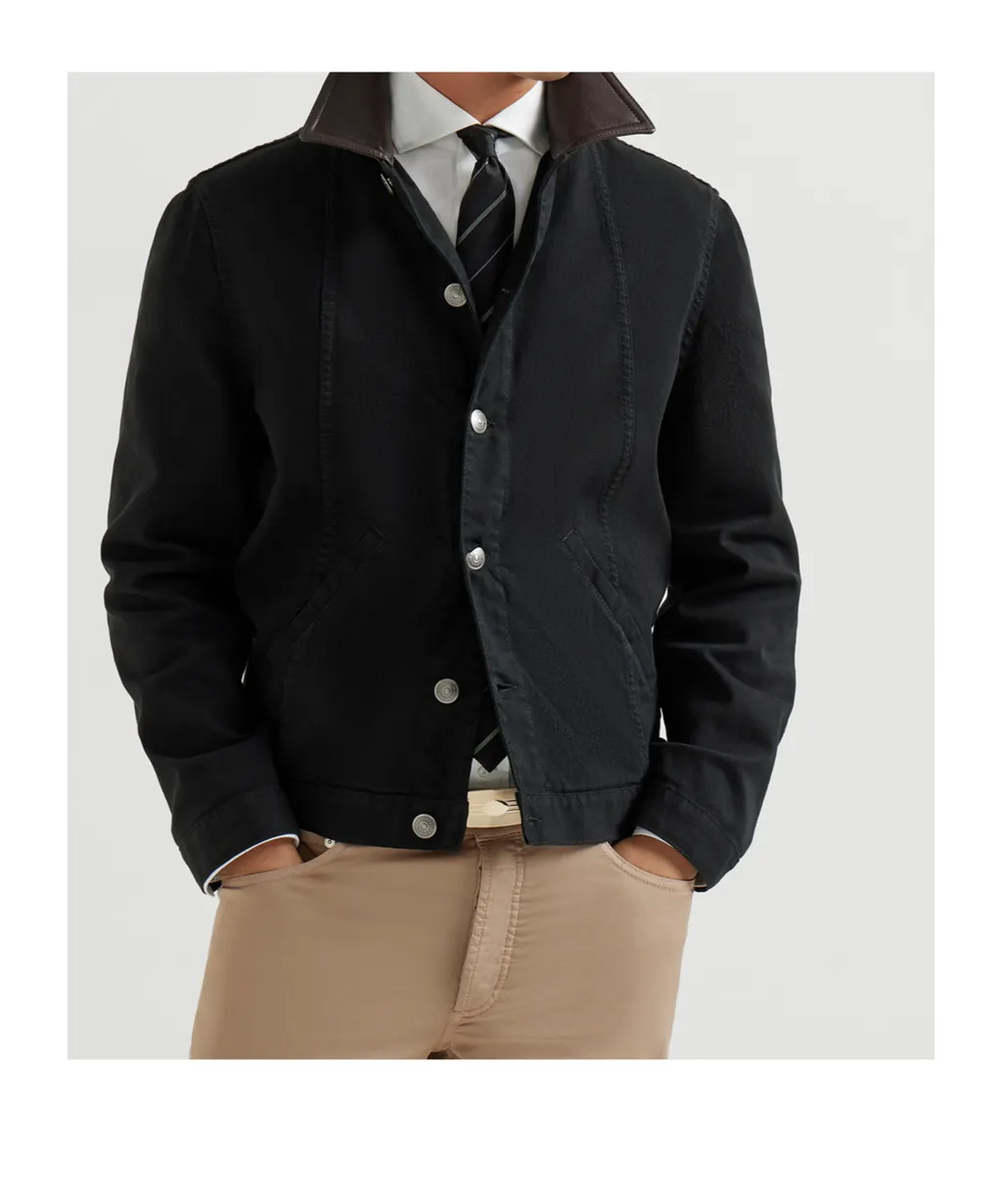 Brunello Cucinelli Garment-Dyed Outerwear Jacket