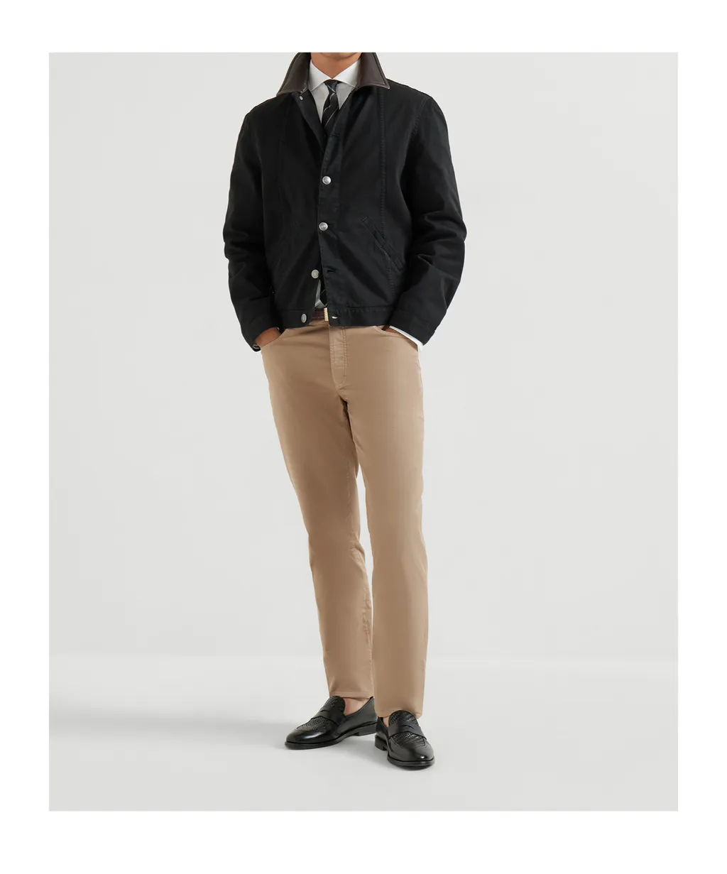 Brunello Cucinelli Garment-Dyed Outerwear Jacket