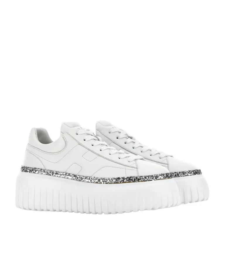 Lace-Up Platform Sneakers