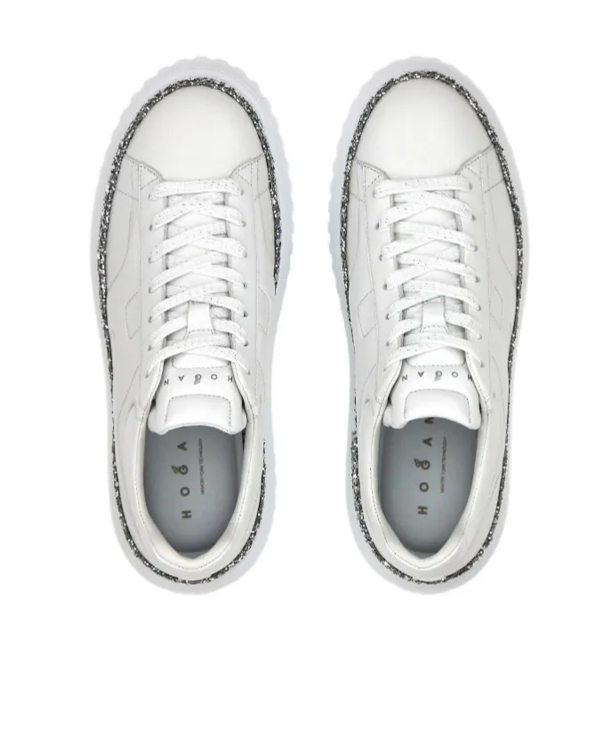Lace-Up Platform Sneakers