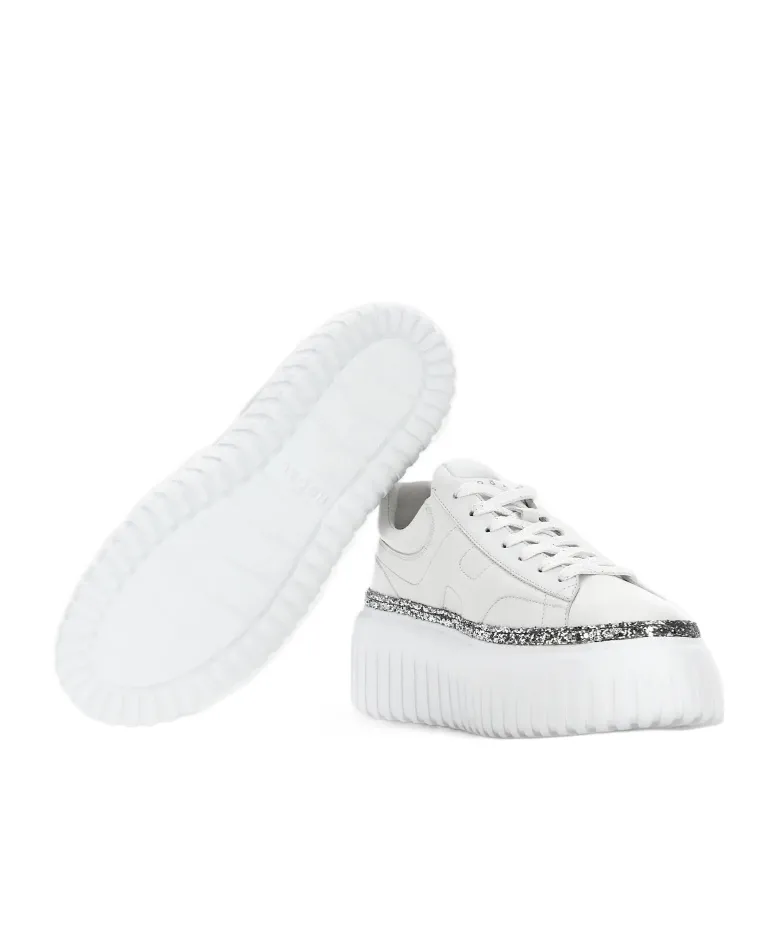 Lace-Up Platform Sneakers