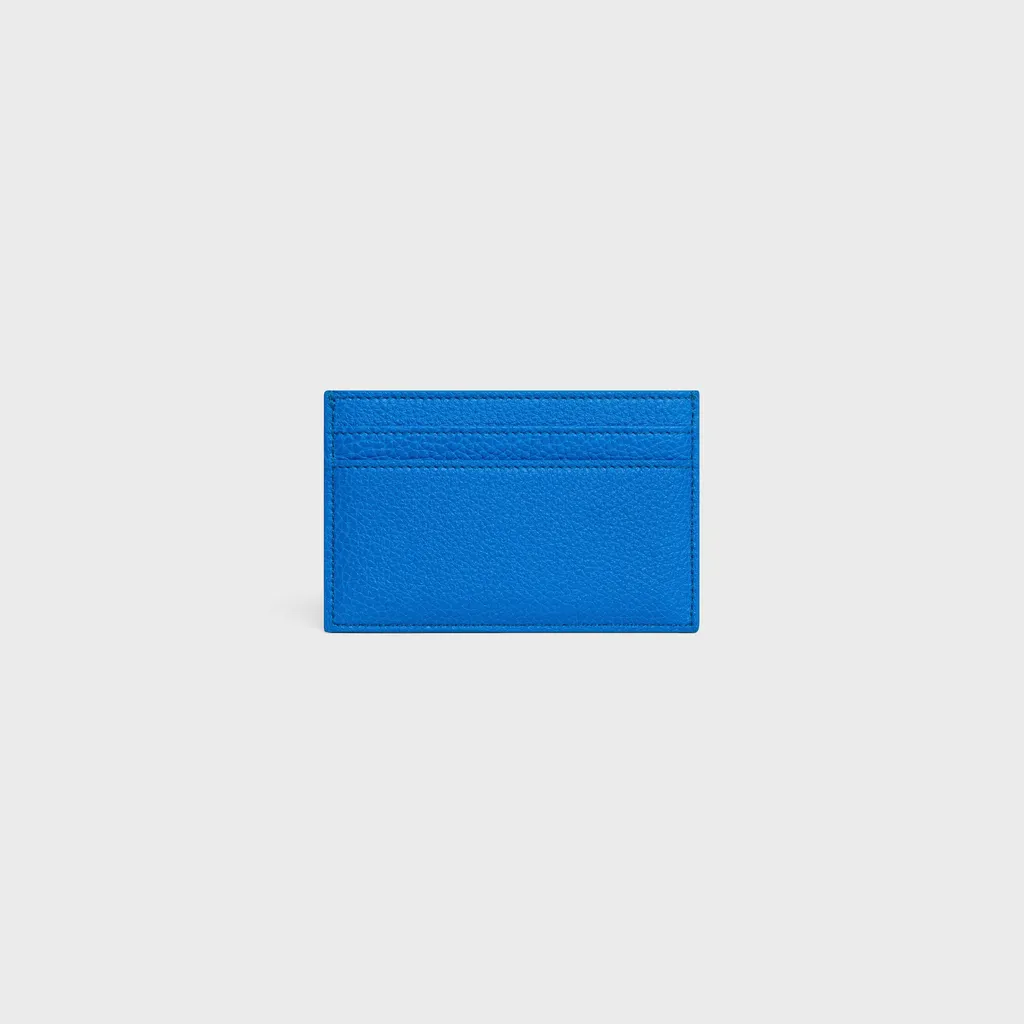 Card Holder In Grained Calfskin
