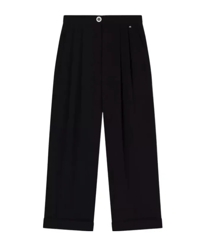Button-Front Casual Pants