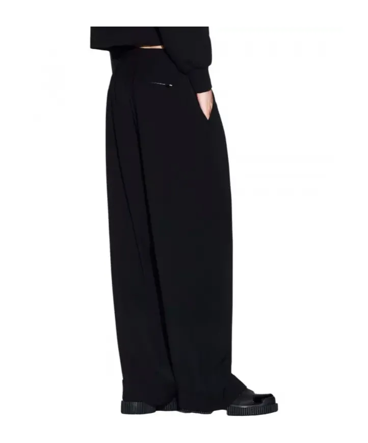 Button-Front Casual Pants