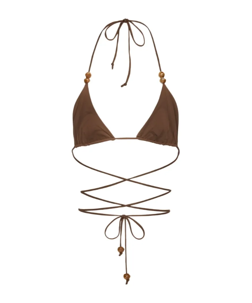 Magda Butrym Strappy Triangle Bikini Top