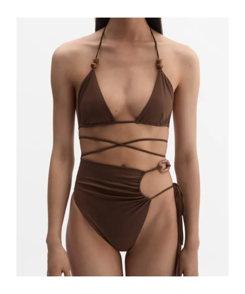Magda Butrym Strappy Triangle Bikini Top