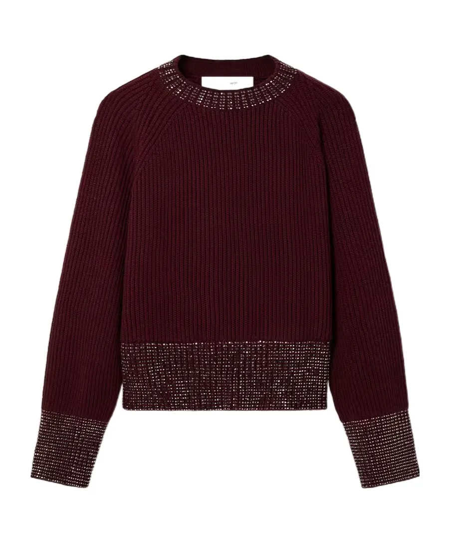 Golden Goose Deluxe Brand Embellished-Neck Jumper