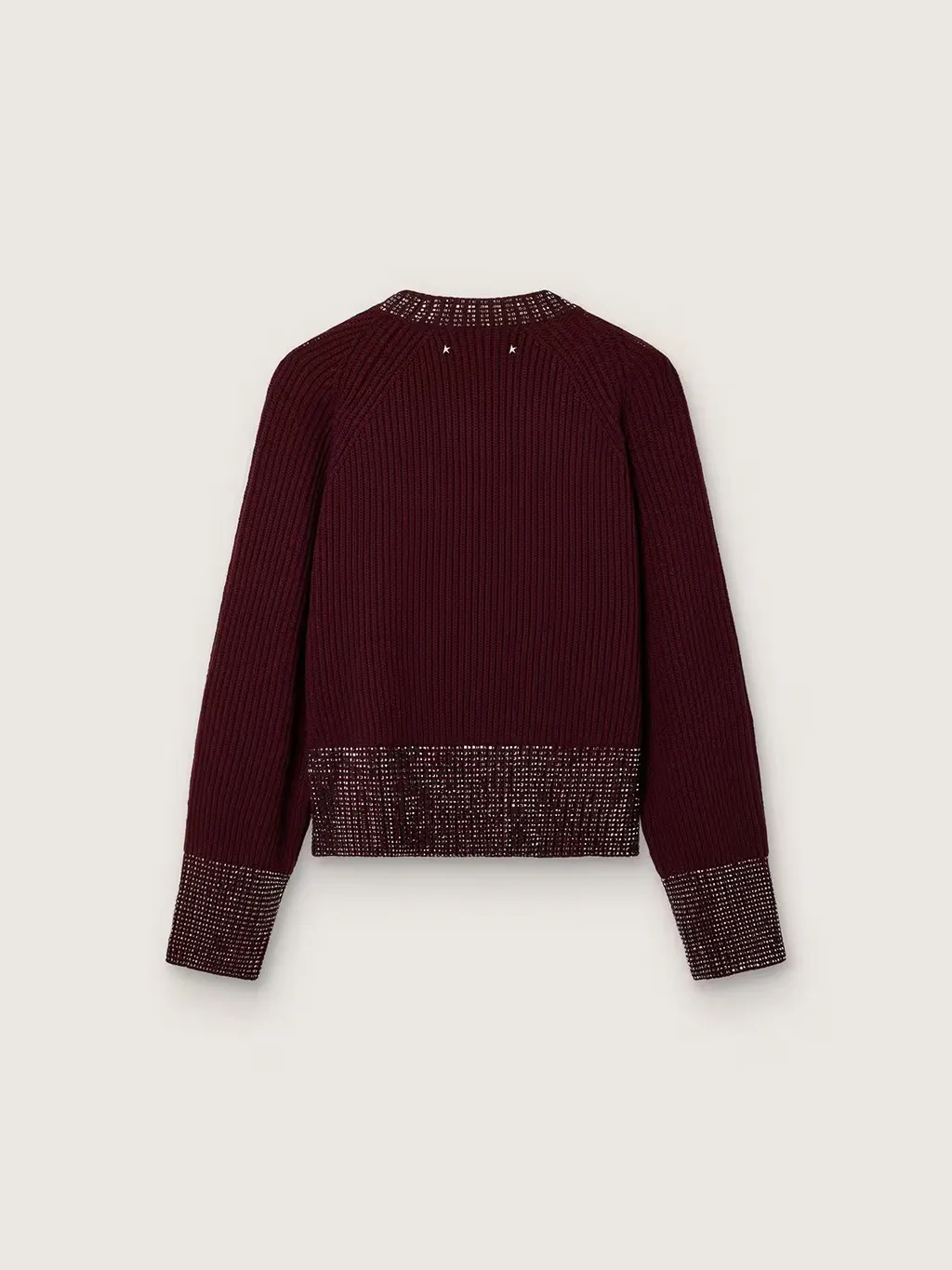Golden Goose Deluxe Brand Embellished-Neck Jumper