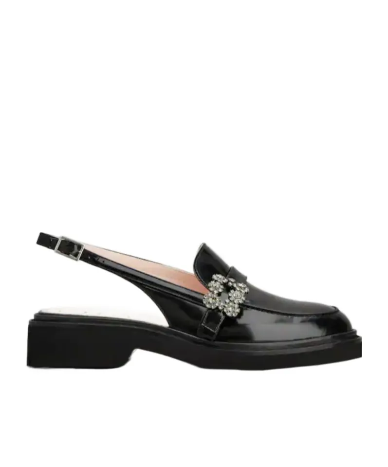 Roger Vivier Viv Rangers Slingback Flats