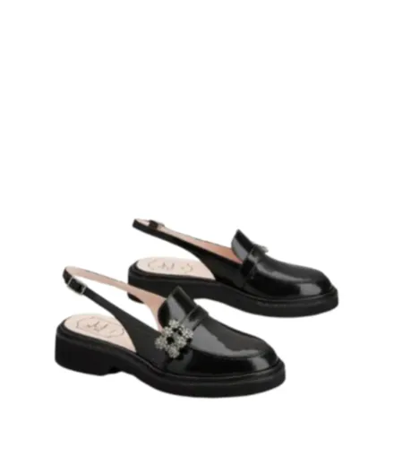Roger Vivier Viv Rangers Slingback Flats