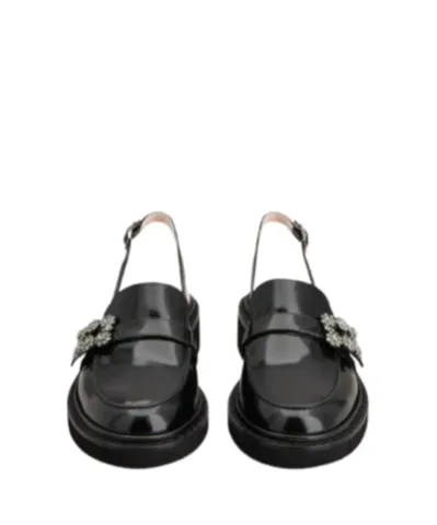 Roger Vivier Viv Rangers Slingback Flats