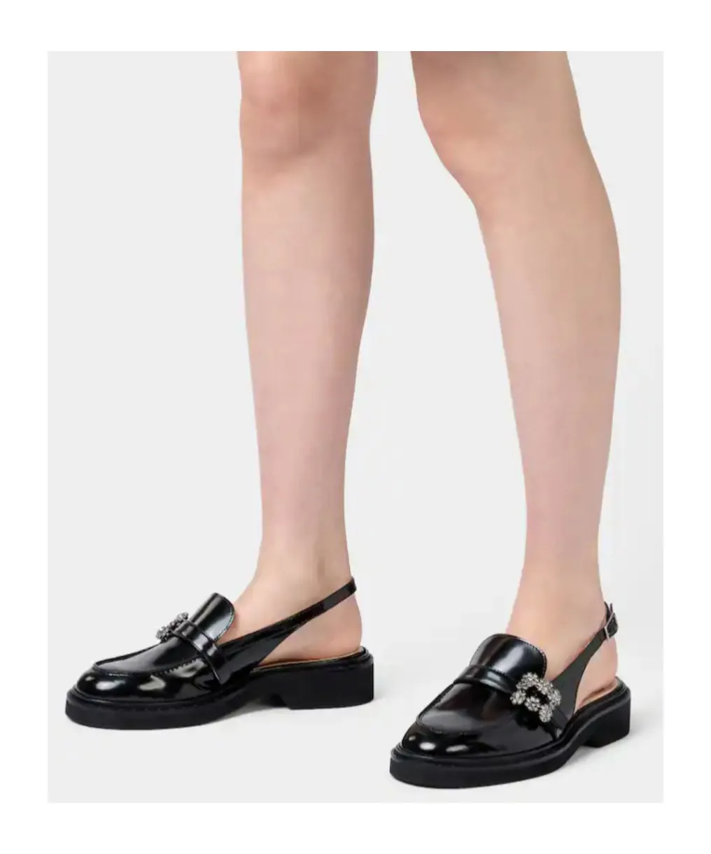 Roger Vivier Viv Rangers Slingback Flats