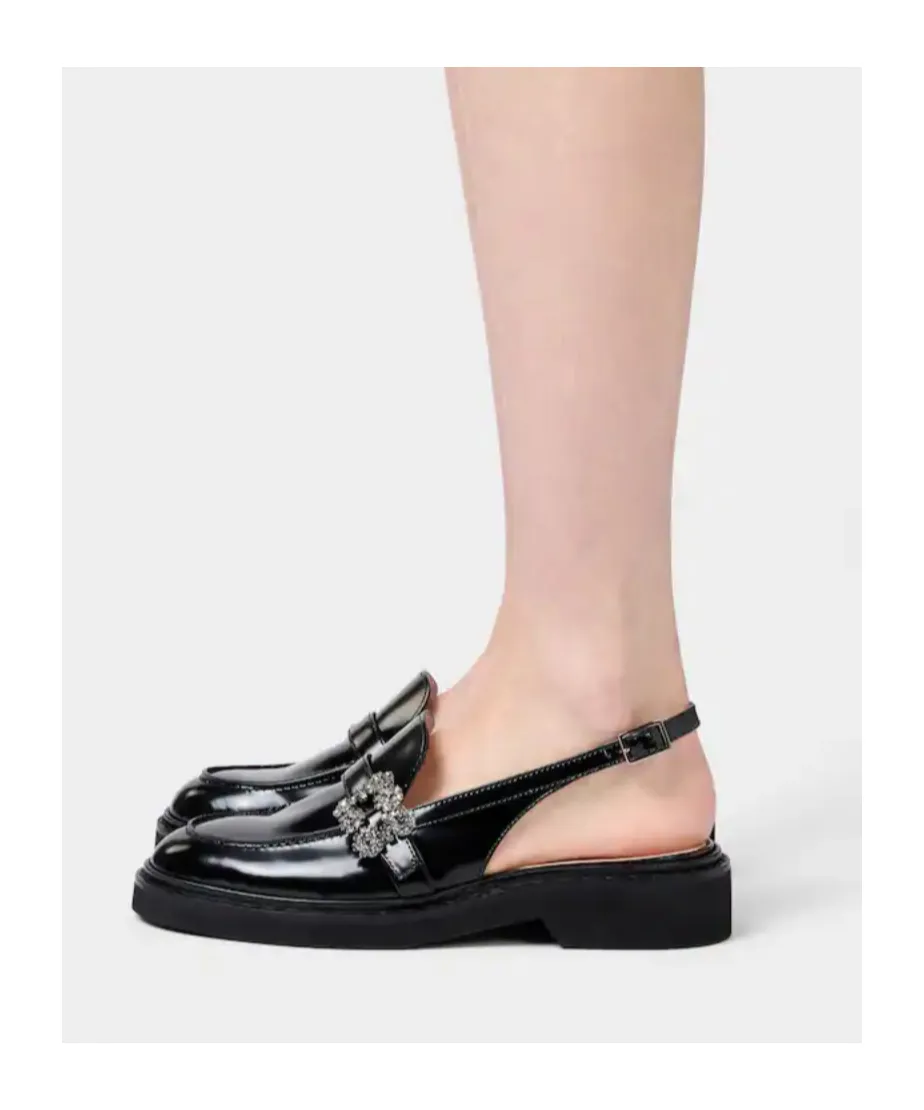 Roger Vivier Viv Rangers Slingback Flats