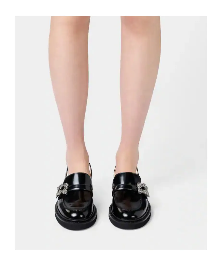 Roger Vivier Viv Rangers Slingback Flats