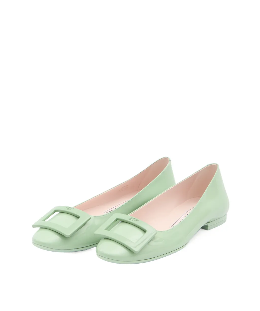 Roger Vivier Logo Embossed Flat Shoes
