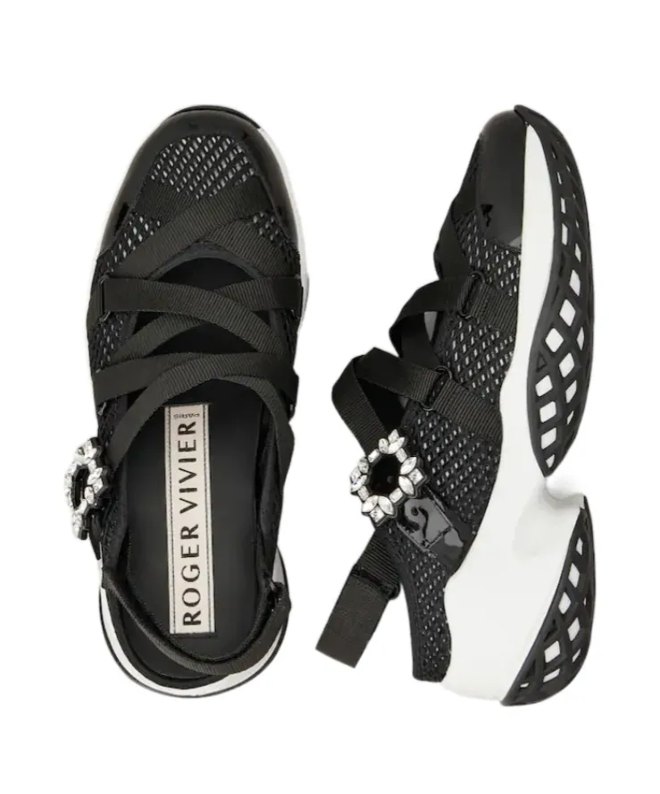 Viv' Run Ballerinas In Fabric