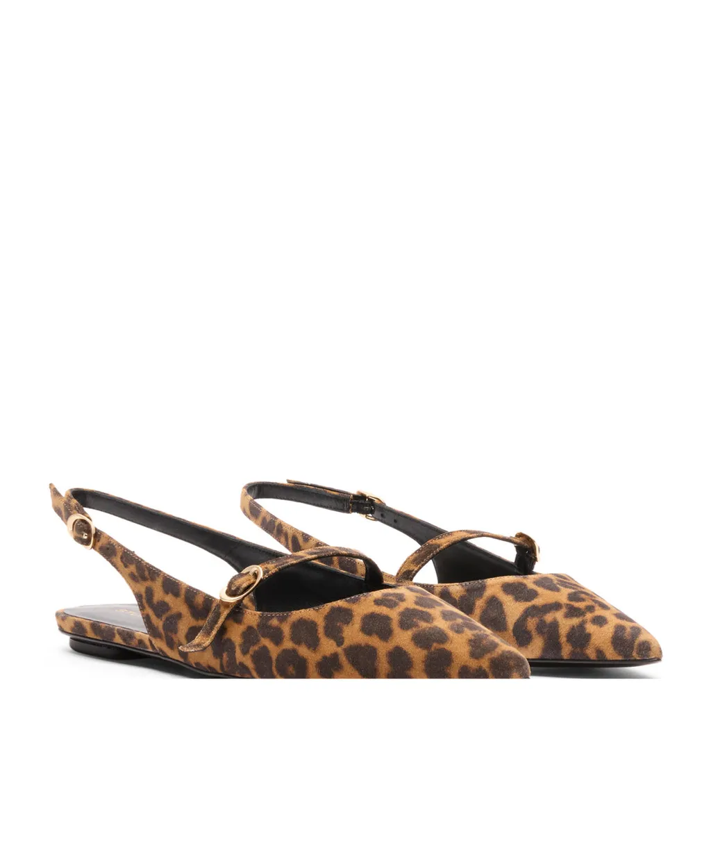 Pointed-Toe Flat Sandals