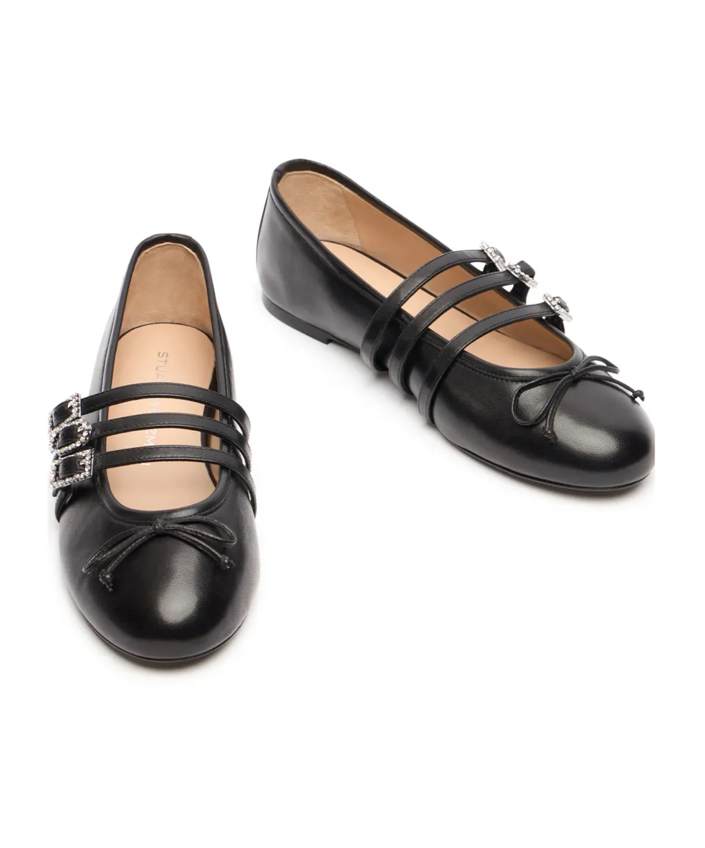 Round-Toe Mary Jane Ballet Flats