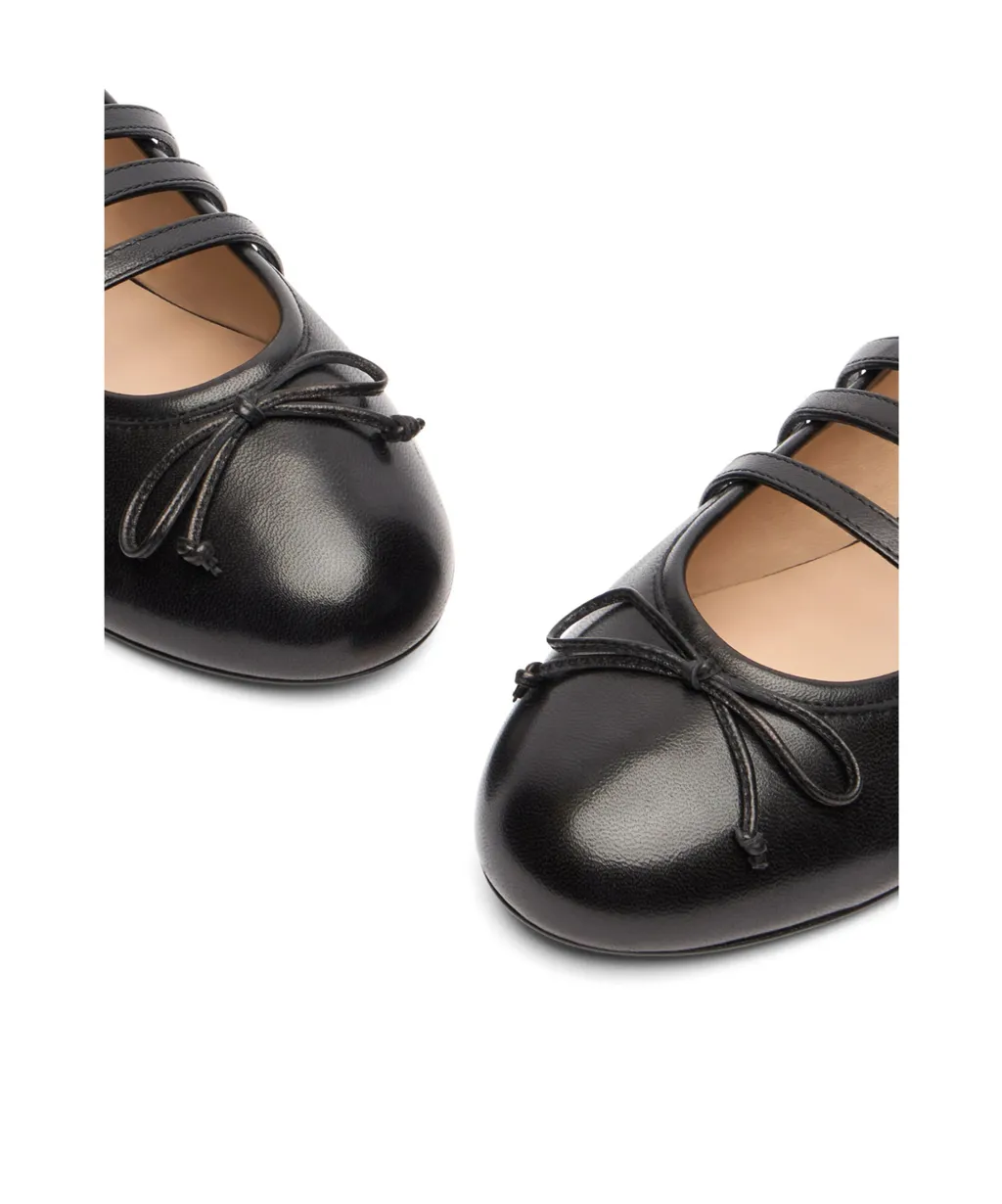 Round-Toe Mary Jane Ballet Flats