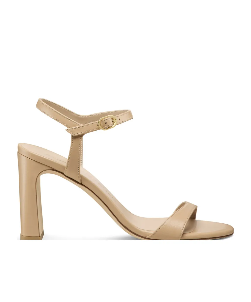 Round-Toe High-Heeled Sandals