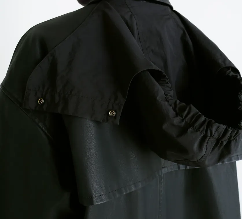 Lemaire Long Sleeved Hooded Coat