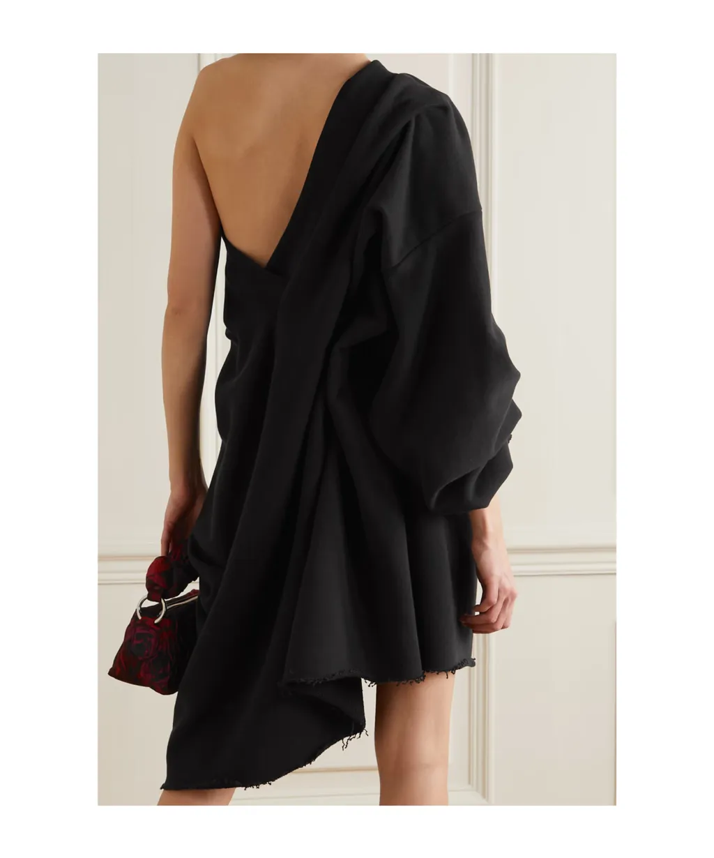 One-Sleeve Knit Dress