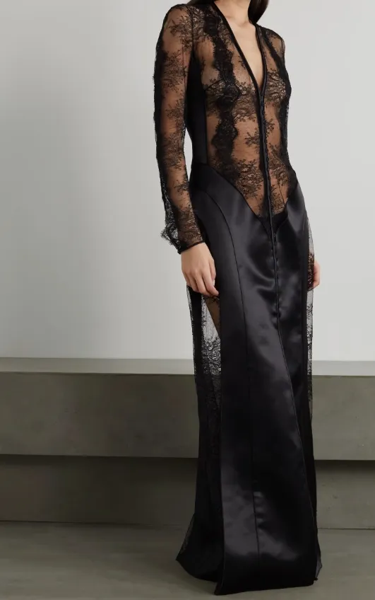 Yernard Patchwork Lace Dress