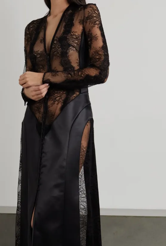 Yernard Patchwork Lace Dress