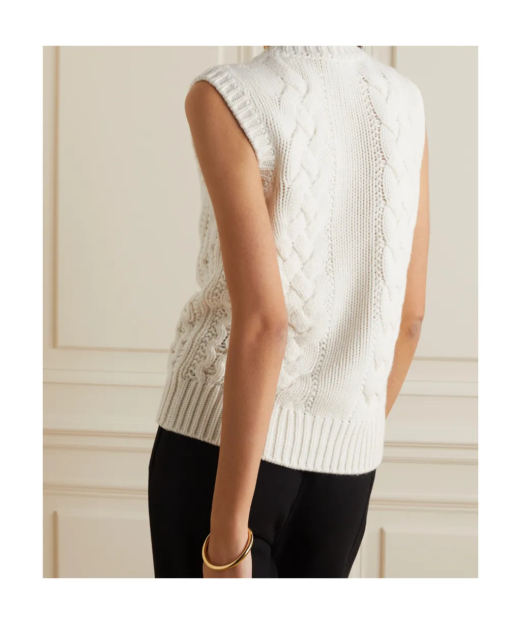 Cable Knit Vest