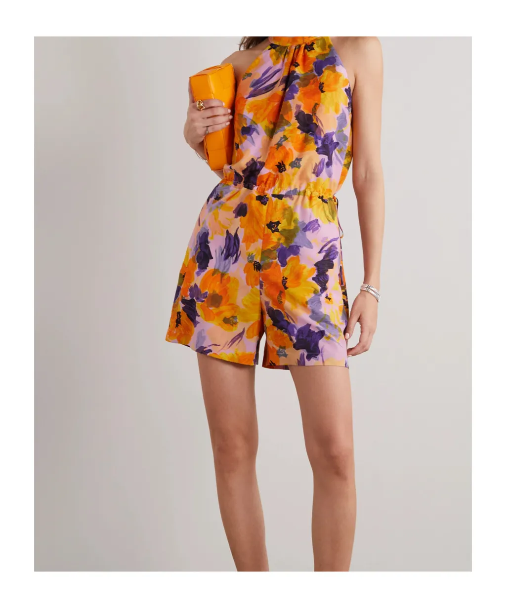 Floral Print Body Shorts