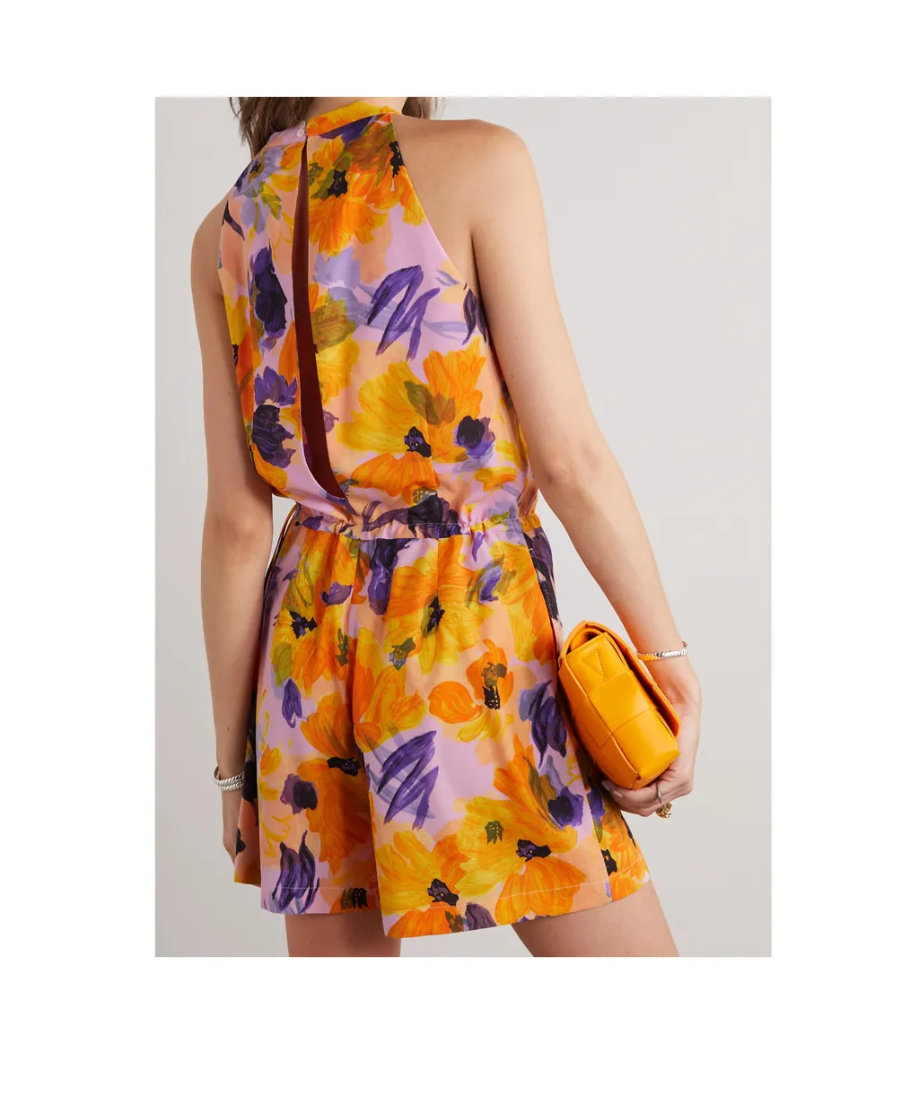 Floral Print Body Shorts