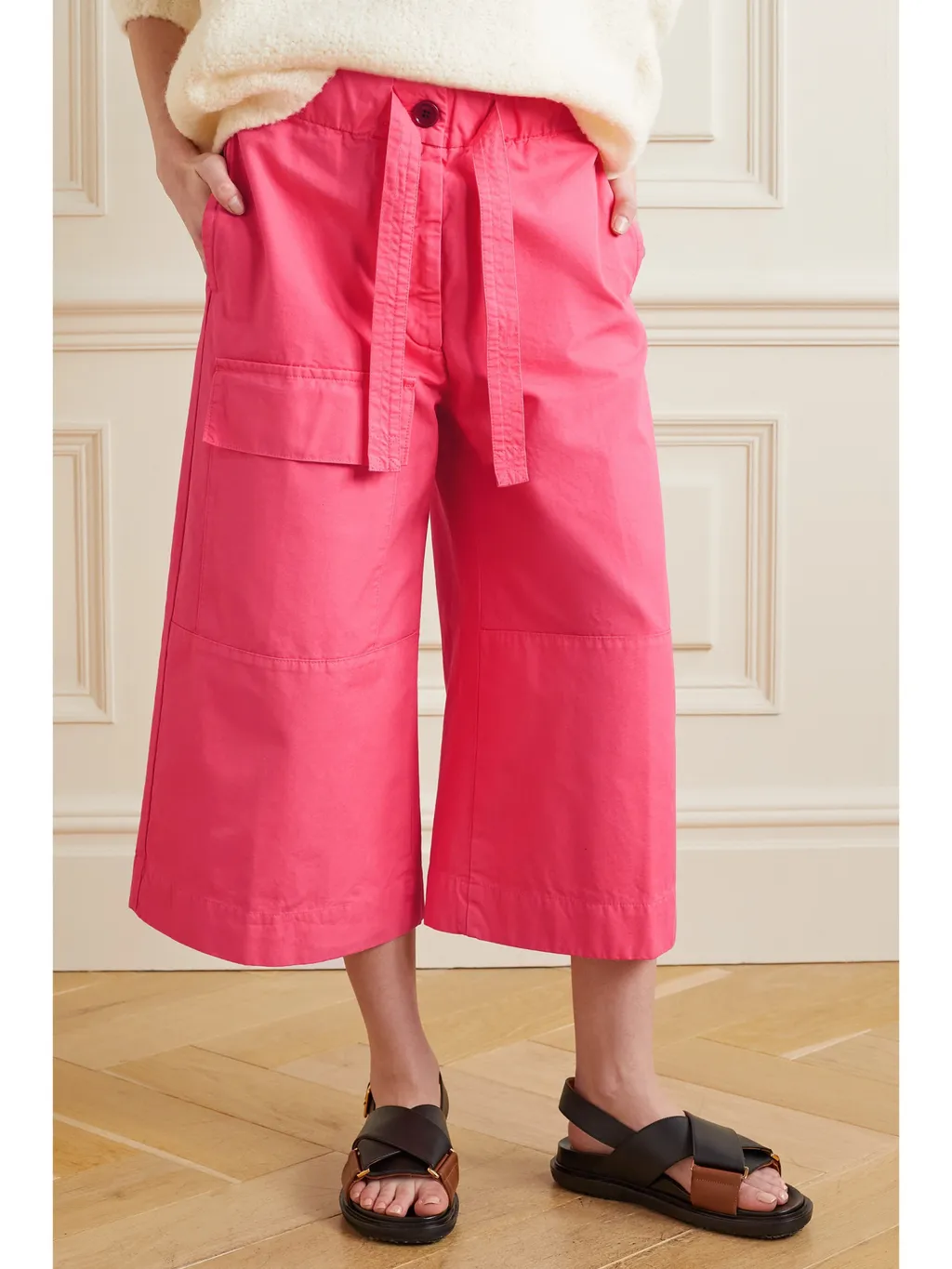 Wide-Leg Casual Pants