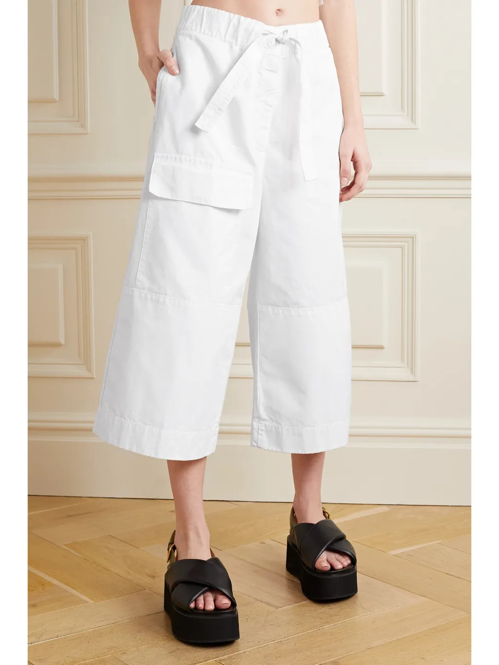 Wide-Leg Casual Pants