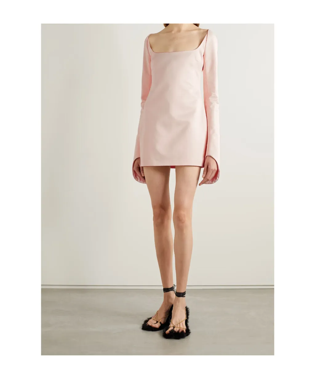 Tate Scoop-Neck Minidress