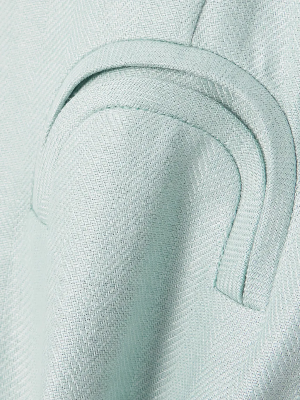 Pleated Straight-Leg Pants