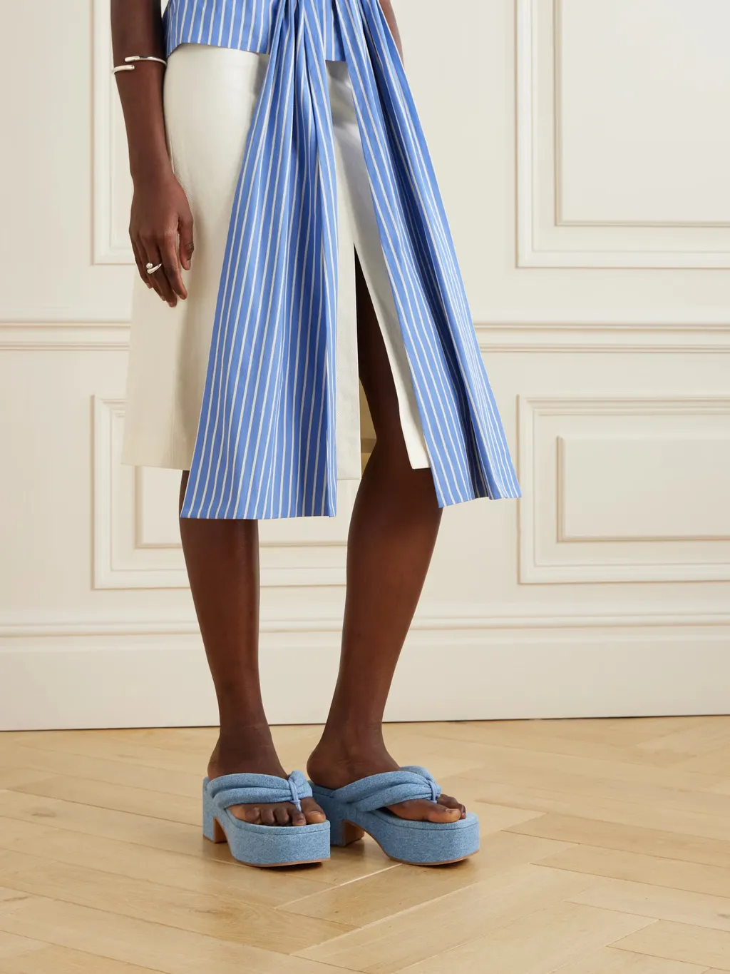 Platform High-Heeled Sandals