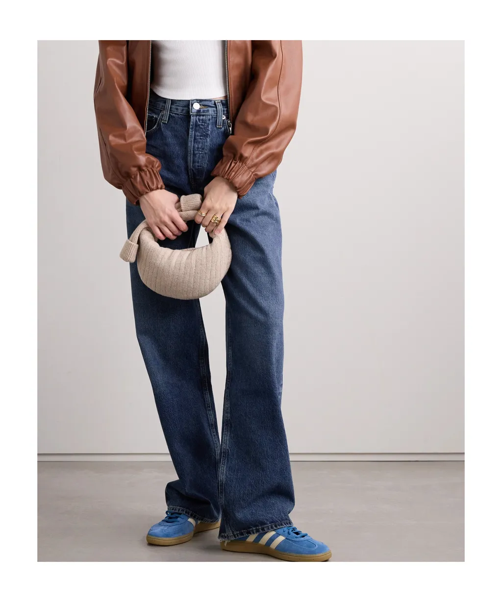 Low Slung Puddle Low-Rise Jeans