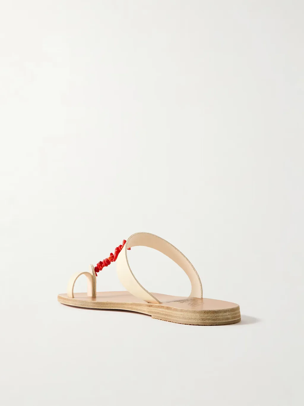 Round-Toe Flat Sandals
