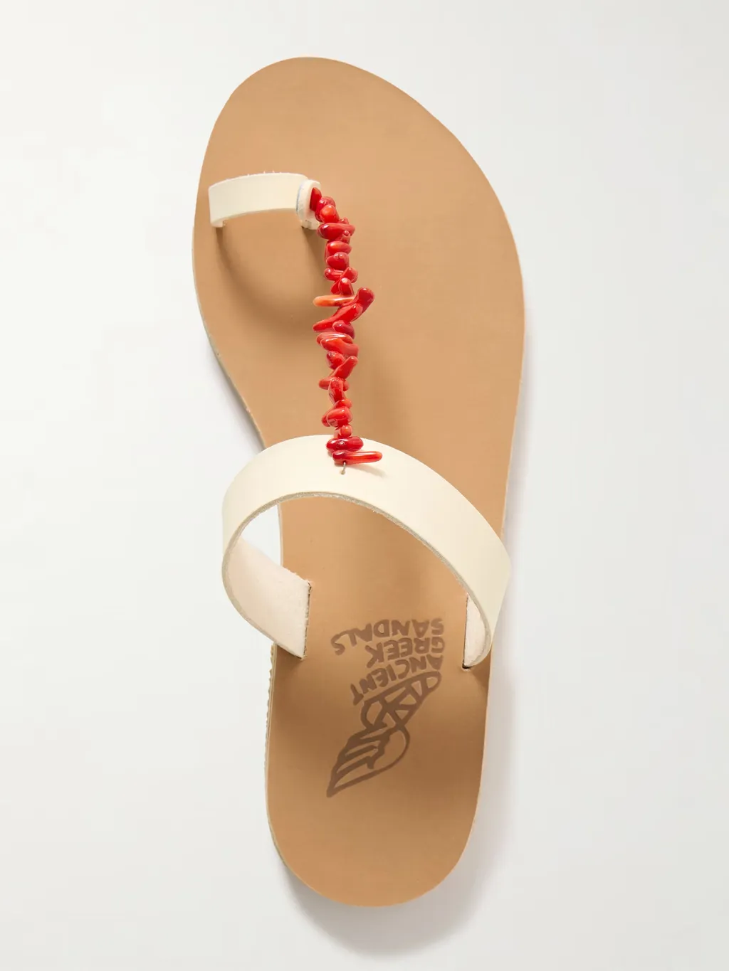 Round-Toe Flat Sandals