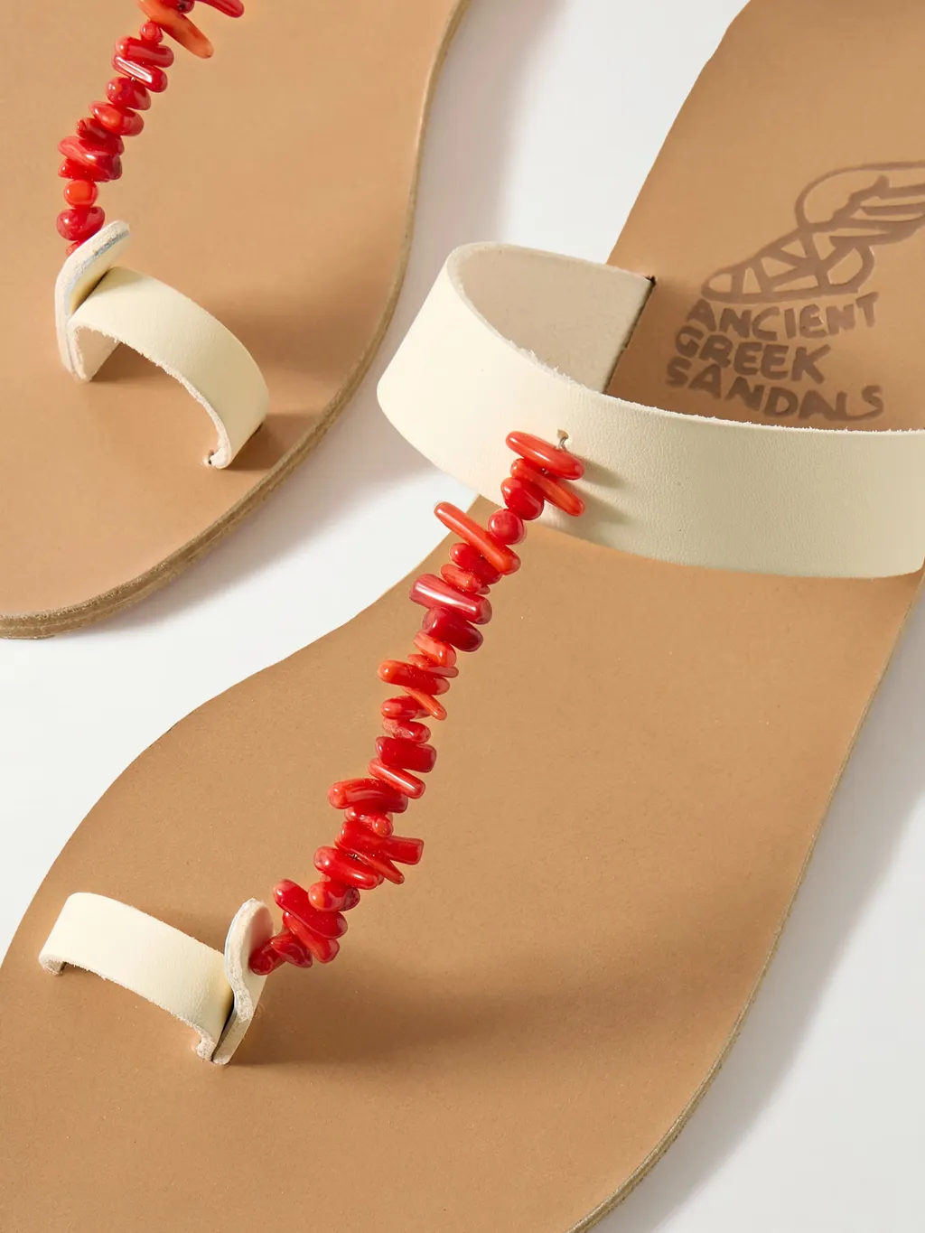 Round-Toe Flat Sandals