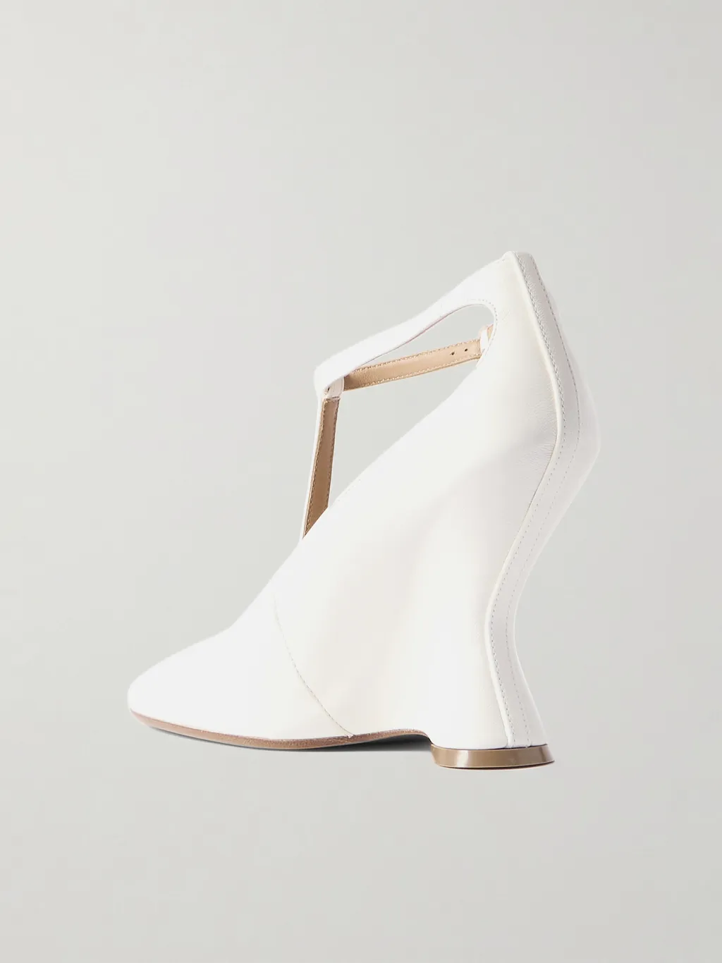 Square-Toe Wedge Heels