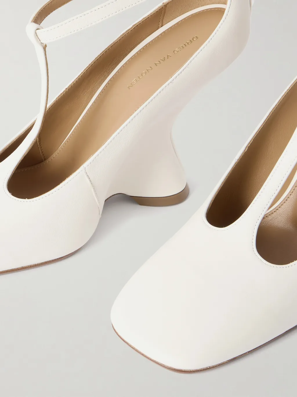 Square-Toe Wedge Heels