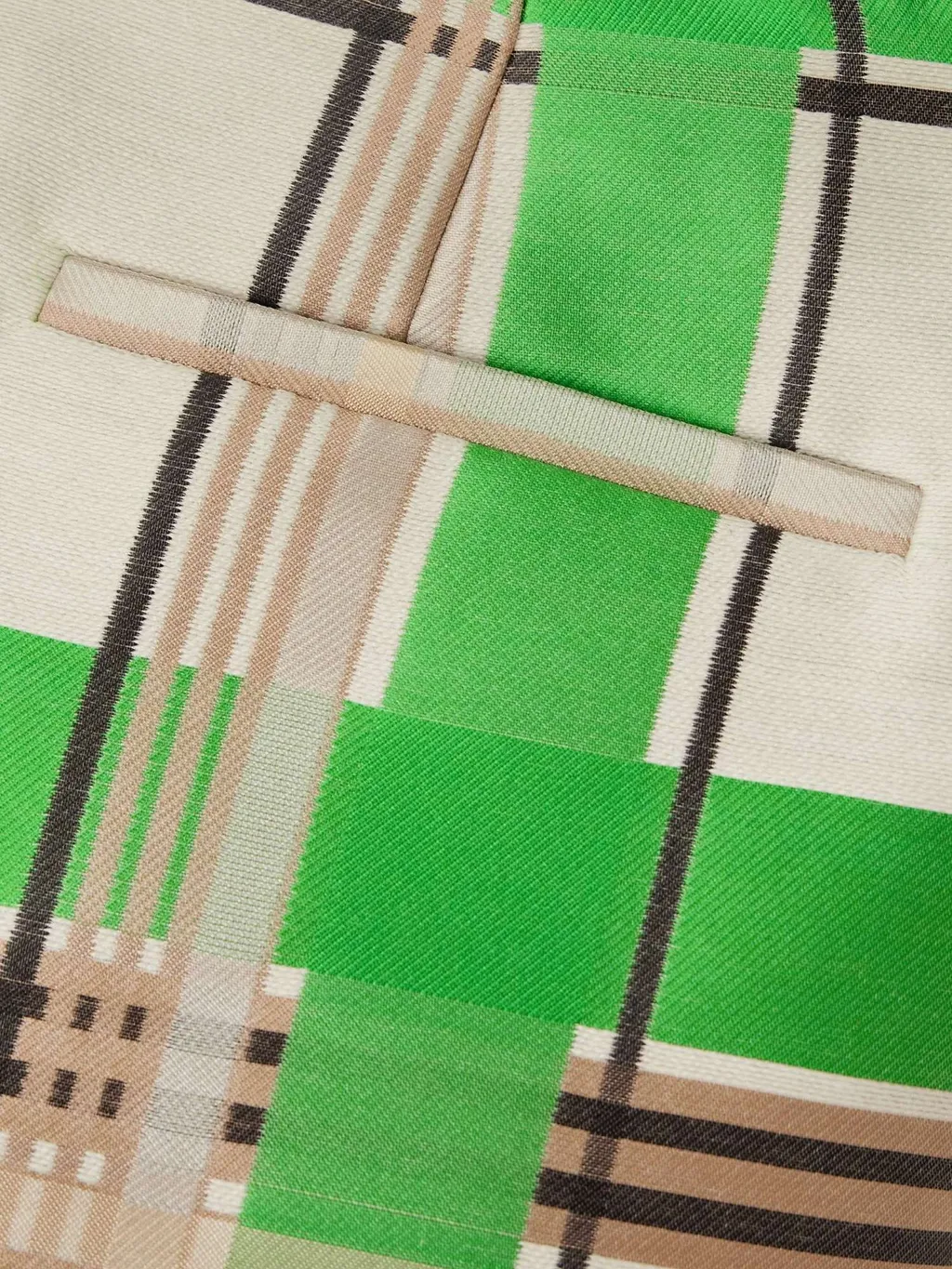 Printed Jacquard Trousers