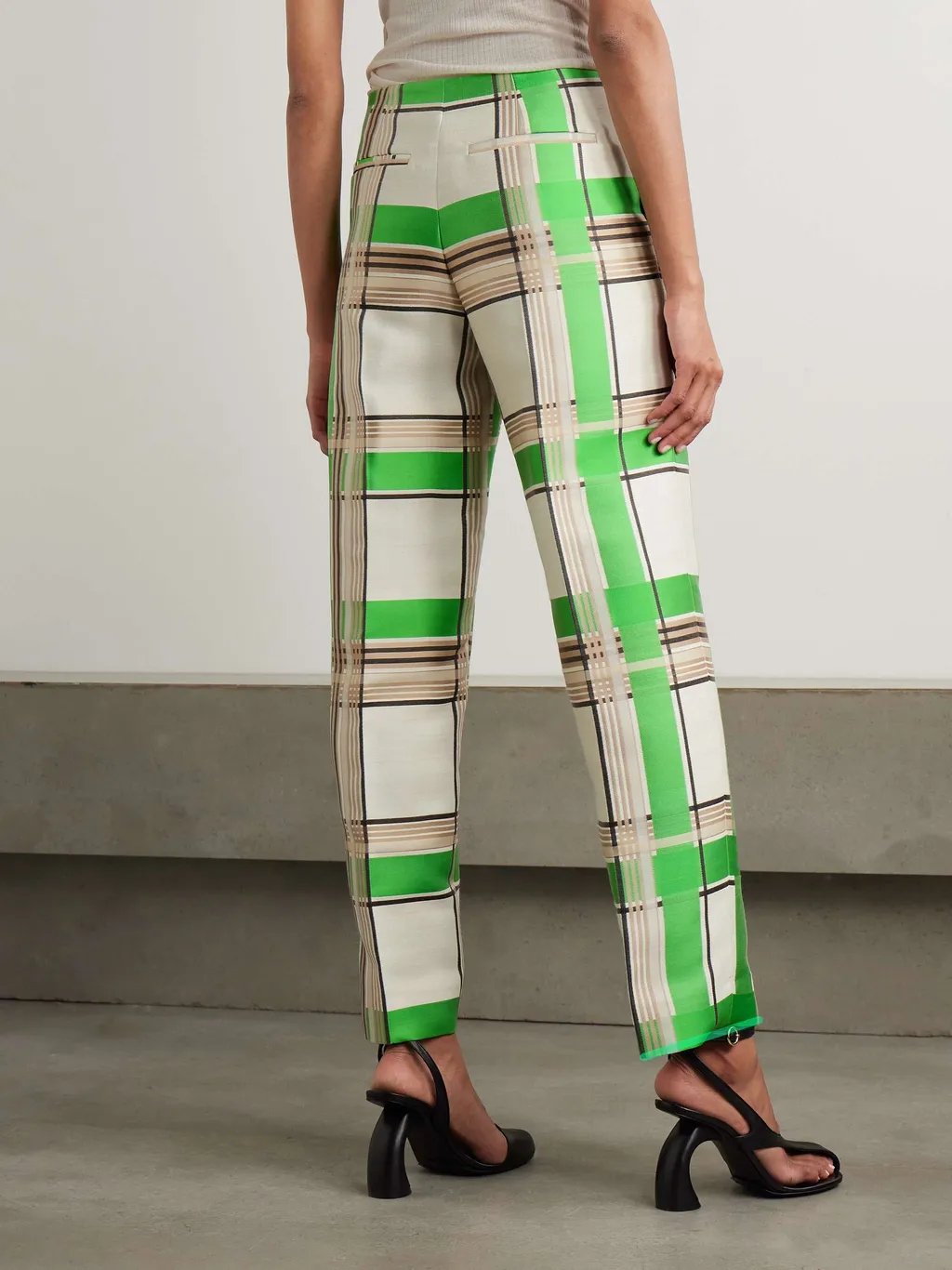 Printed Jacquard Trousers