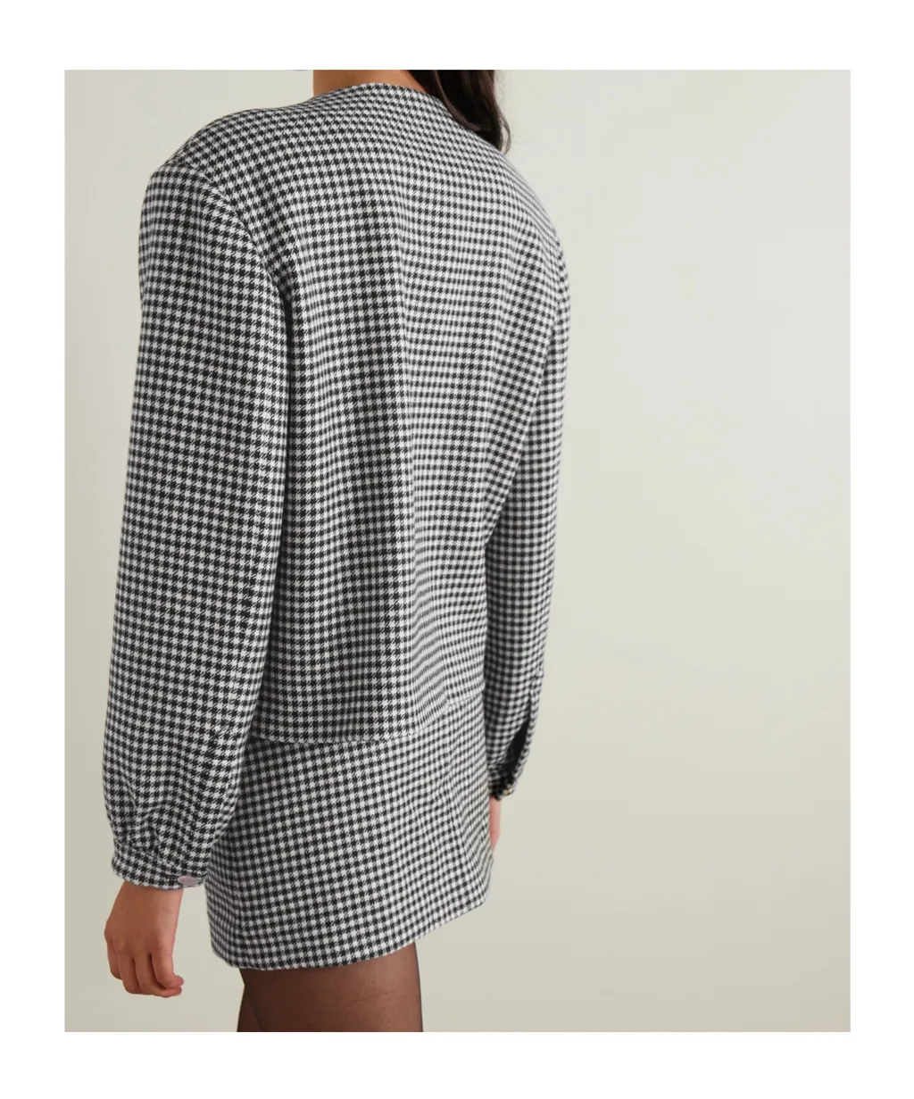 Houndstooth Casual Jacket