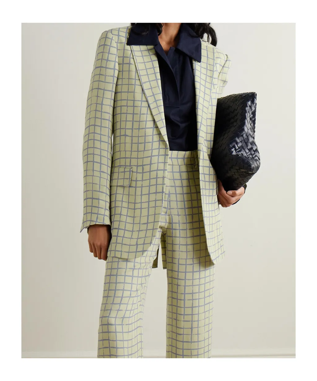 Plaid Suit Jacket