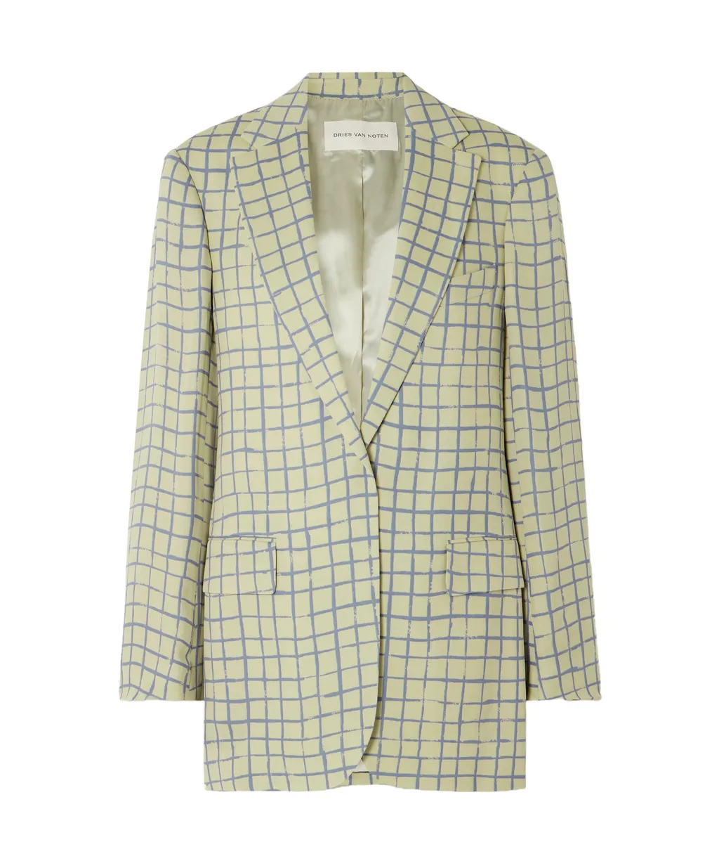 Plaid Suit Jacket