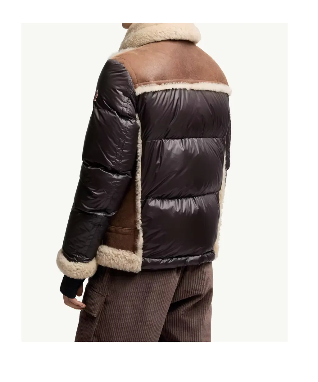 Argens Shearling & Nappa Down Jacket
