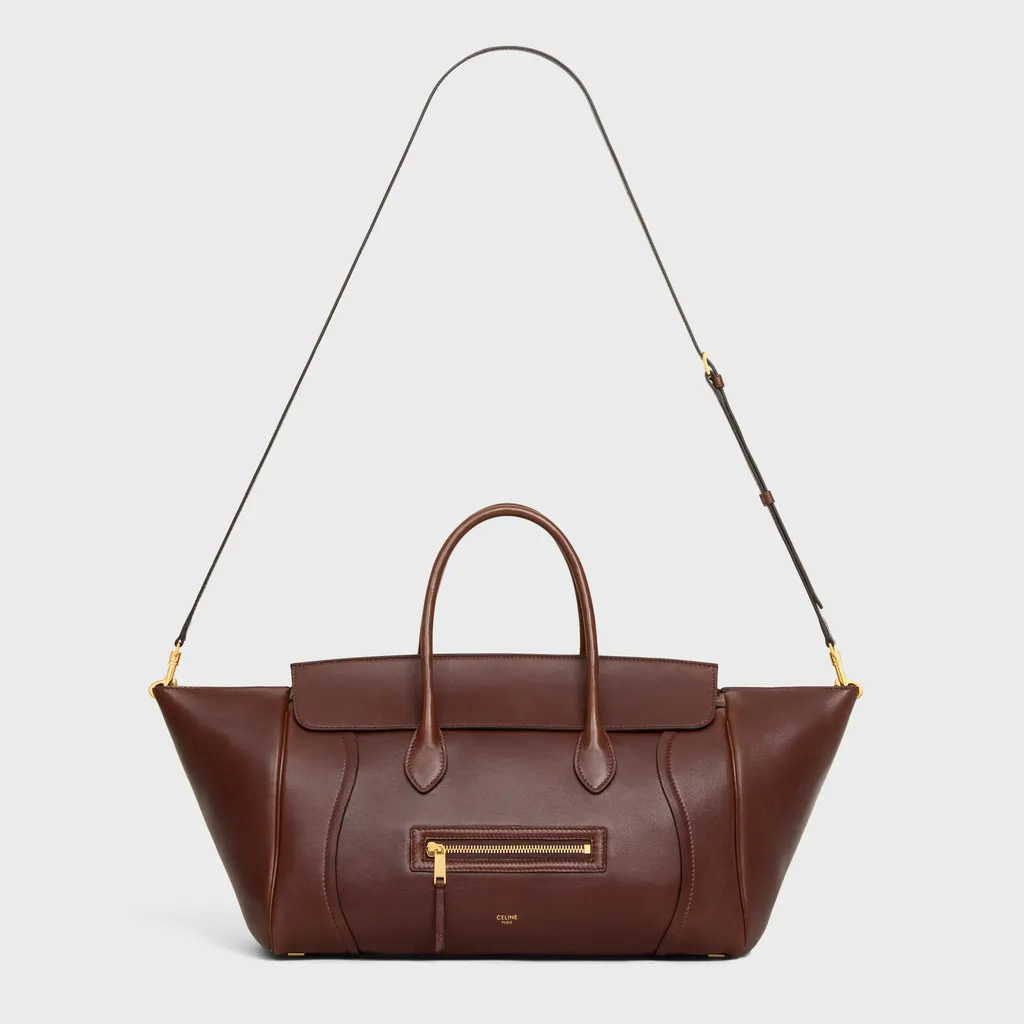 Medium New Luggage In Supple Shiny Lambskin